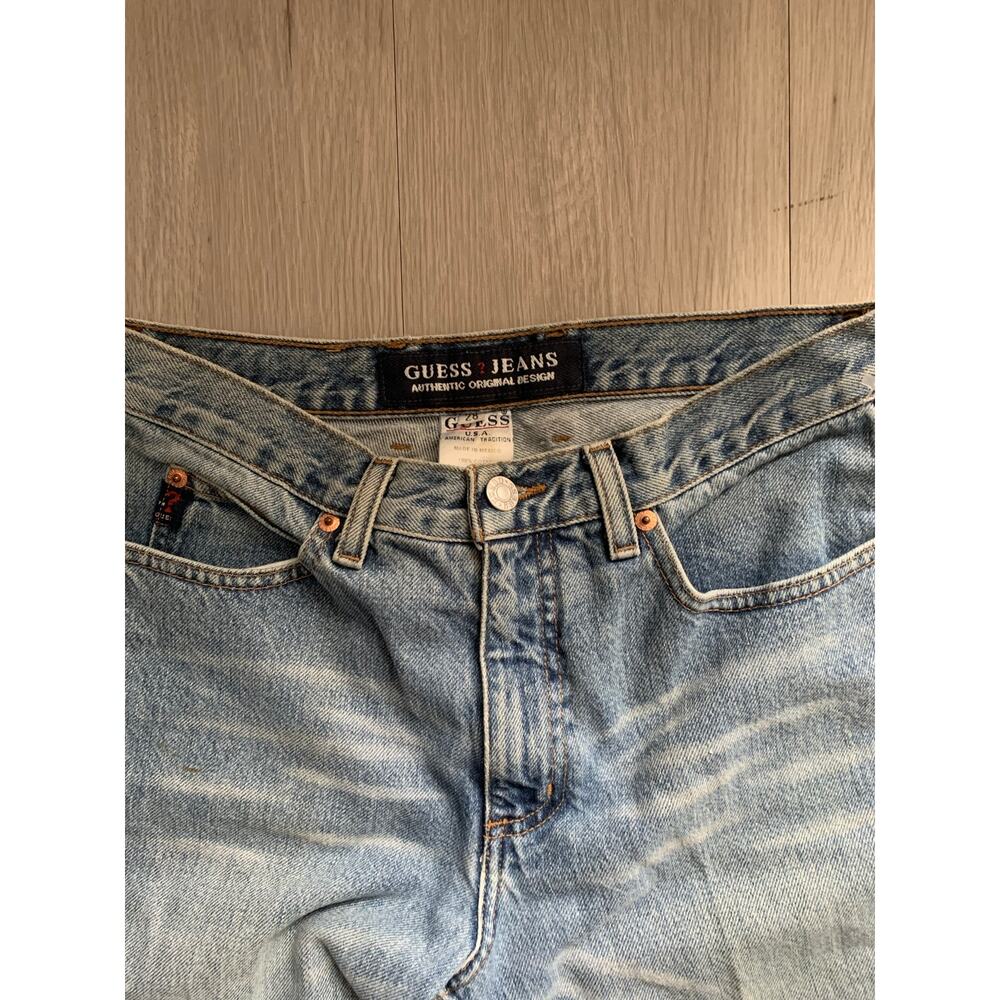 Vintage Guess Flare Leg Jeans Size 6/8 - Picture 2 of 7